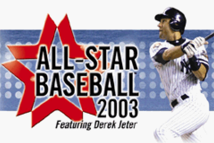 All Star Baseball 2003 Title Screen